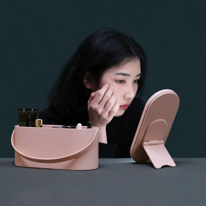 Smart rese- Makeup Organizer Box With LED