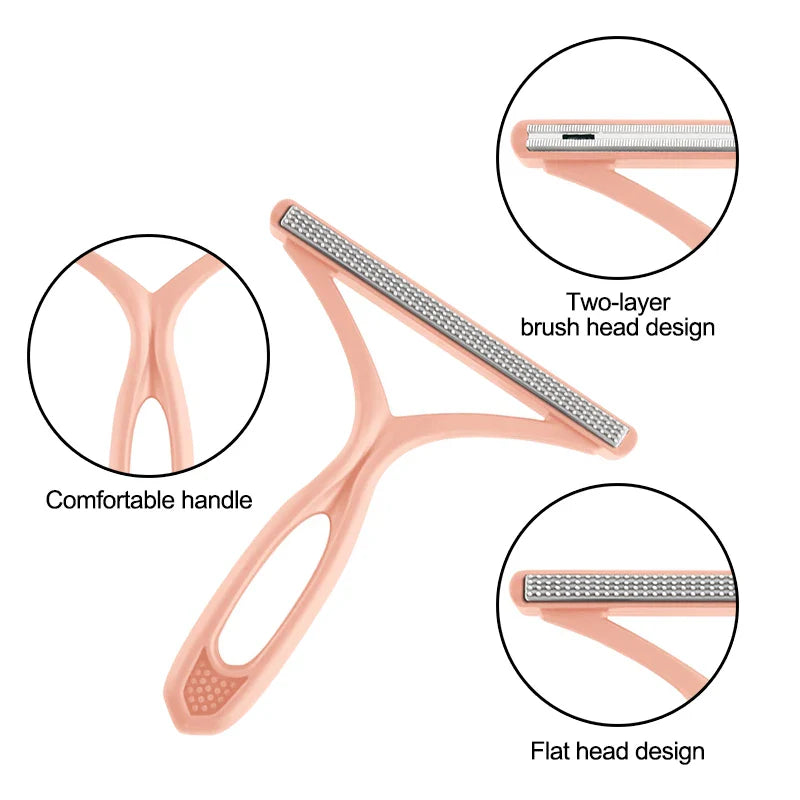 Dubbsidig manuell hår och ludd­borttagare