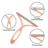 Dubbsidig manuell hår och ludd­borttagare